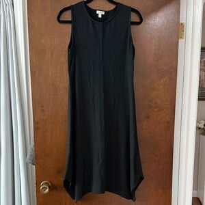 Black Sleeveless Jersey Dress - Like New